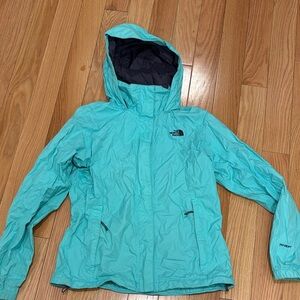 The North Face Women's Teal Rain Jacket